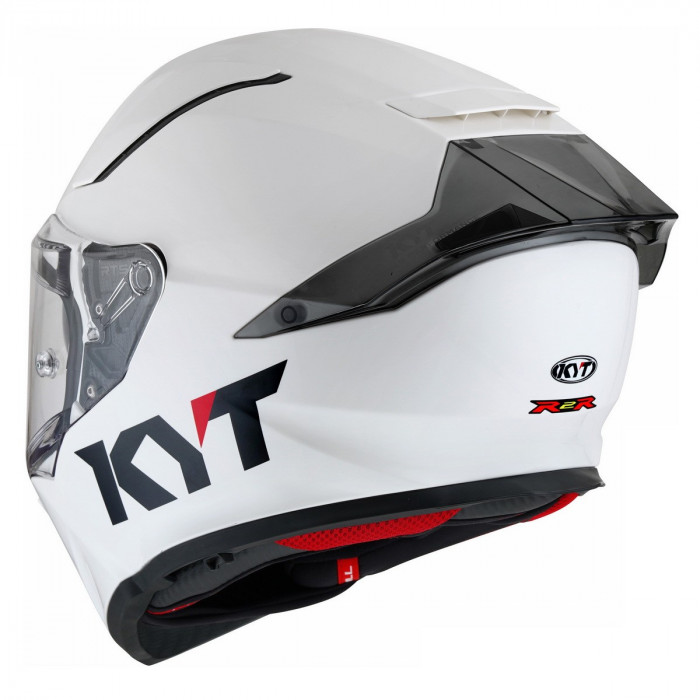 Мотошлем KYT R2R PLAIN, цвет Белый, Размер 2XL