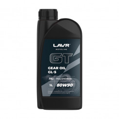 Трансмиссионное масло LAVR GT GEAR OIL 80W90 GL5 1л