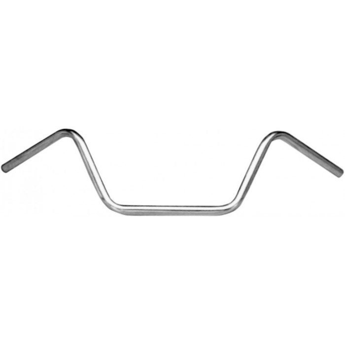 Руль универсальный стальной EMGO Medium Buckhorn, цвет Хром