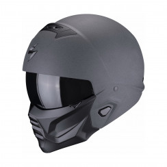 Мотошлем Scorpion EXO COMBAT II GRAPHITE, цвет Серый, Размер S