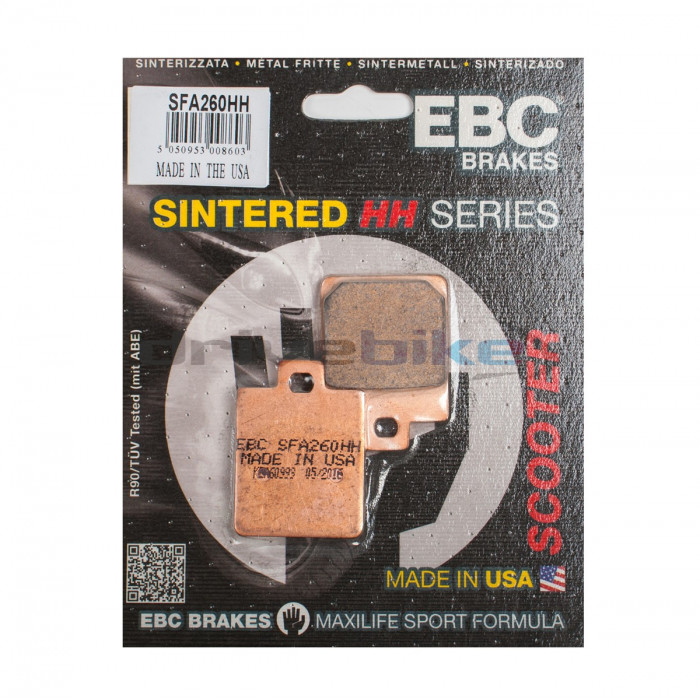 Тормозные колодки EBC SFA260HH DOUBLE H Sintered