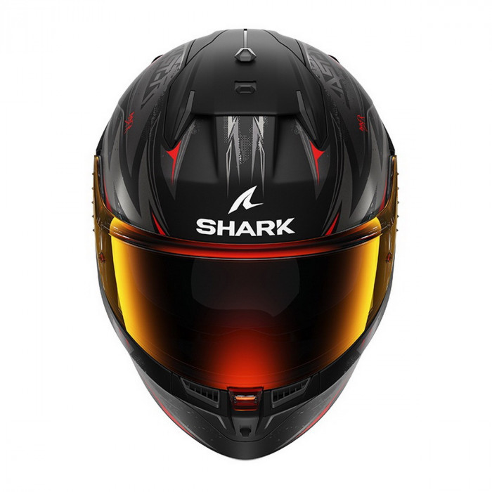 Мотошлем SHARK D-SKWAL 3 BLAST-R, цвет Черный/Серый/Красный, Размер 2XL
