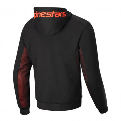Толстовка Alpinestars Hoodie Chrome Air, черно-красный