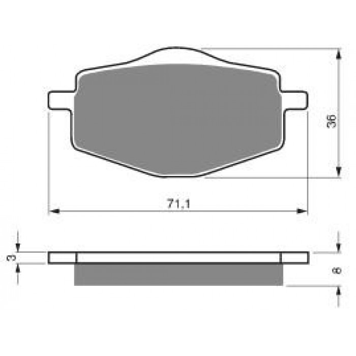 Тормозные колодки органические EBC FA101