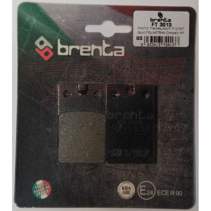 Тормозные колодки Brenta FT 3013 Organic