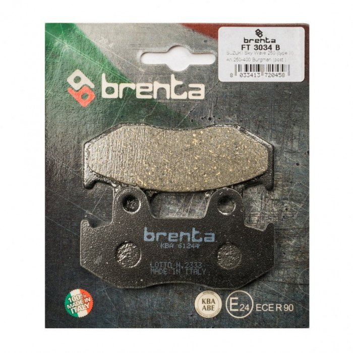 Тормозные колодки Brenta FT 3034 Organic
