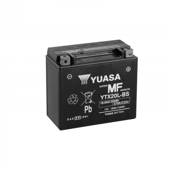 Мото аккумулятор YUASA YTX20L-BS