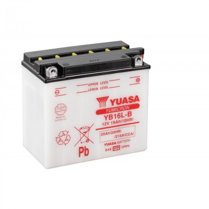 Мото аккумулятор YUASA YB16L-B