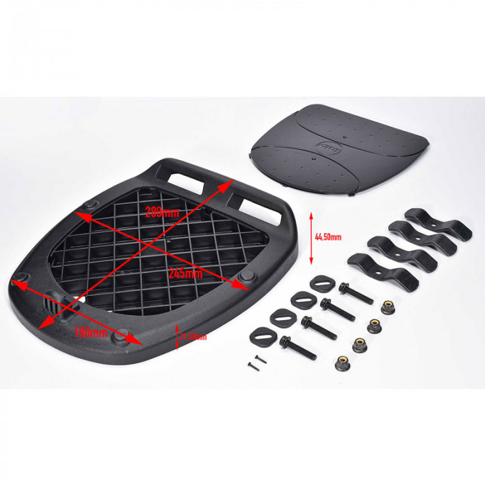 Кофр GIVI E46NB 46L TRIPLE BLACK VERSION TOPCASE E46