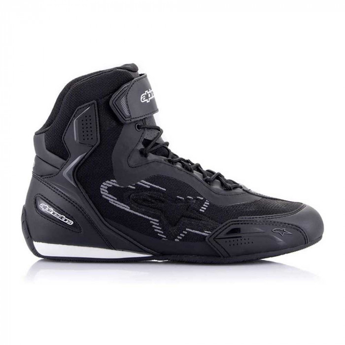 Мотоботы Alpinestars FASTER-3 RIDEKNIT SH, черно-темно-серый, размер 8.5