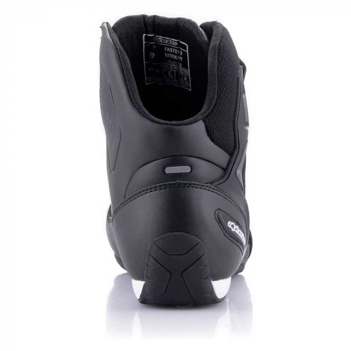 Мотоботы Alpinestars FASTER-3 RIDEKNIT SH, черно-темно-серый, размер 8.5