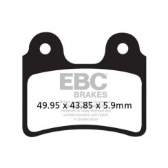 Тормозные колодки карбон EBC FA303TT
