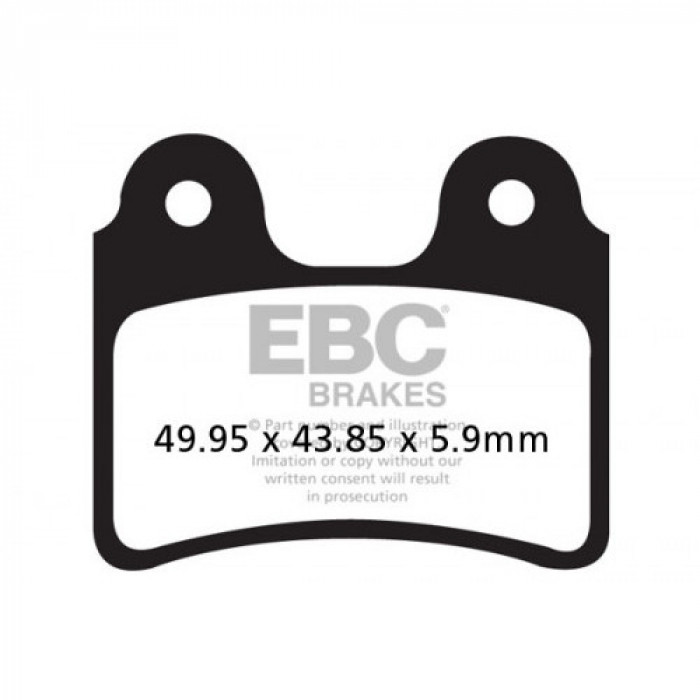 Тормозные колодки карбон EBC FA303TT