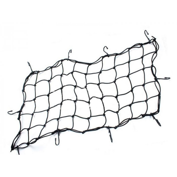 Багажная сетка EMGO 38x38 см, 6 крючков, цвет Черный