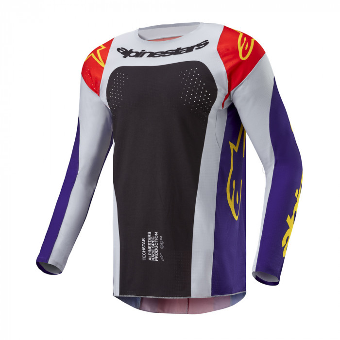 Джерси Alpinestars Techstar Ocur, оранжево-фиолетово-черный, размер M