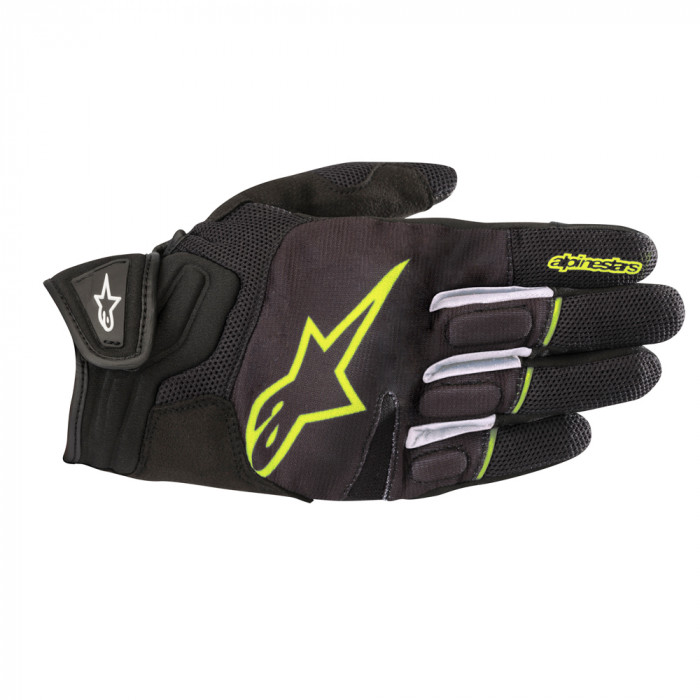 Мотоперчатки Alpinestars ATOM GLOVES, черно-желтый, размер M
