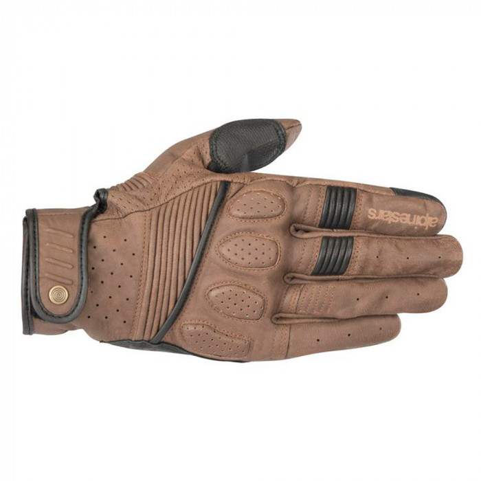 Мотоперчатки Alpinestars CRAZY EIGHT GLOVES, коричнево-черный, размер S
