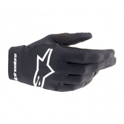 Мотоперчатки кроссовые Alpinestars Radar, черно-белый, размер M