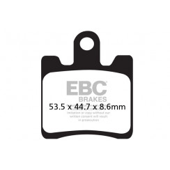 Тормозные колодки органические EBC SFA283/4 для скутера