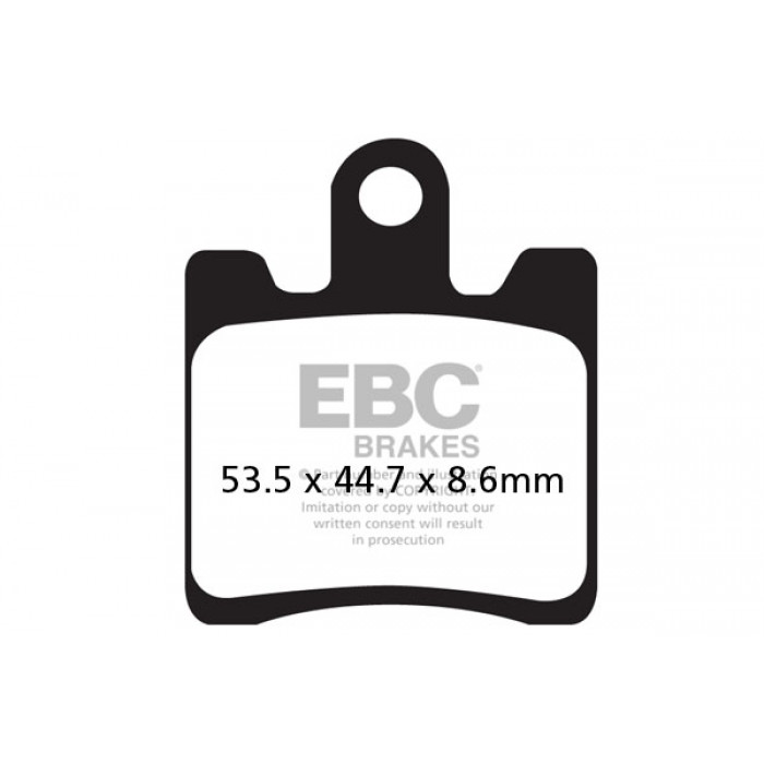 Тормозные колодки органические EBC SFA283/4 для скутера