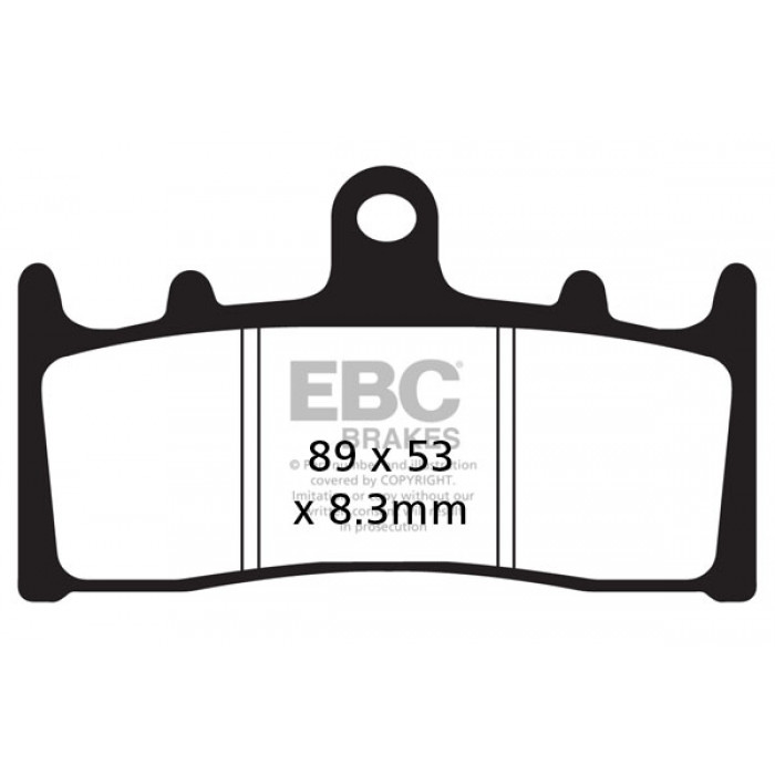 Тормозные колодки синтетические EBC FA188HH