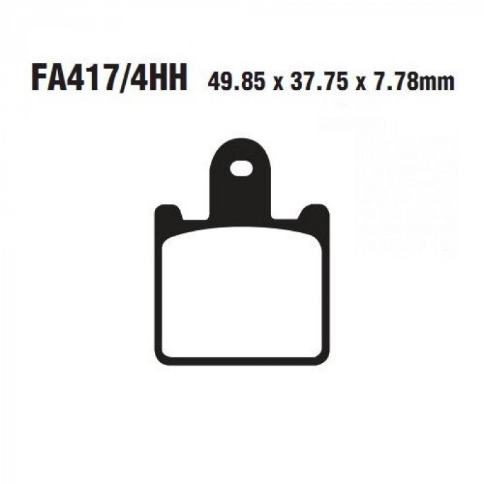 Тормозные колодки EBC FA417/4HH DOUBLE H Sintered (4 шт. в комплекте)