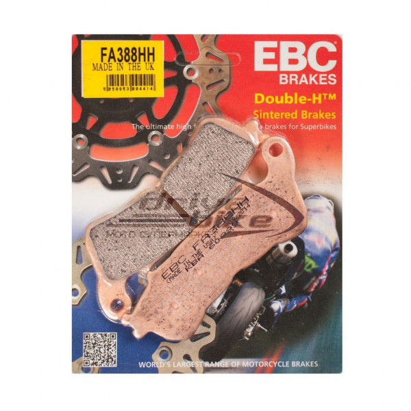 Тормозные колодки FA388HH DOUBLE H Sintered