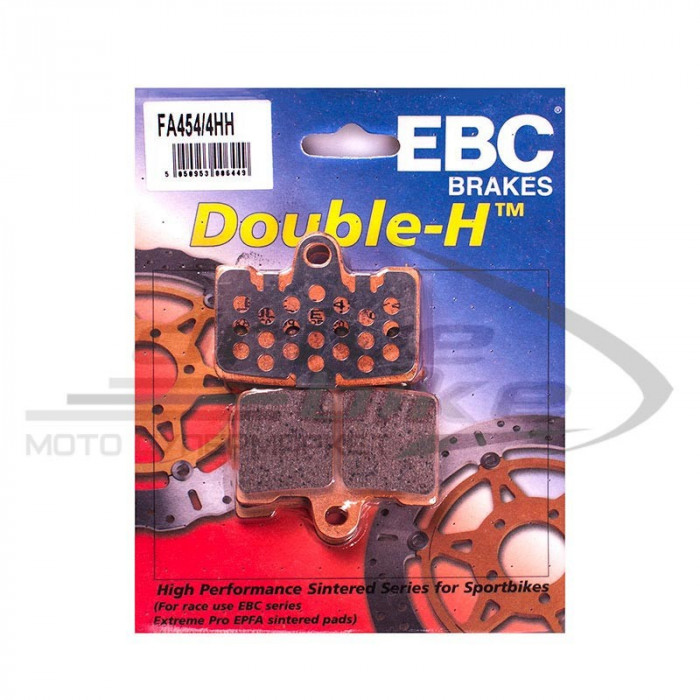 Тормозные колодки EBC FA454/4HH DOUBLE H Sintered (4 шт. в комплекте)