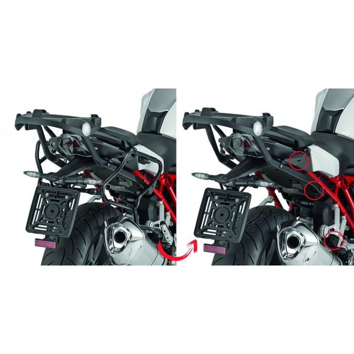 Крепеж боковых кофров GIVI PLXR5117 BMW R1200R (15-18)