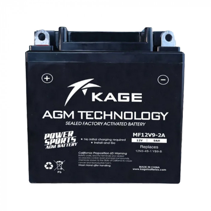 Аккумулятор KAGE AGM 12N9-4B-1/YB9-B/YB9A-A