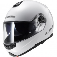 Мотошлем LS2 FF325 STROBE SNOW Solid, белый, размер M