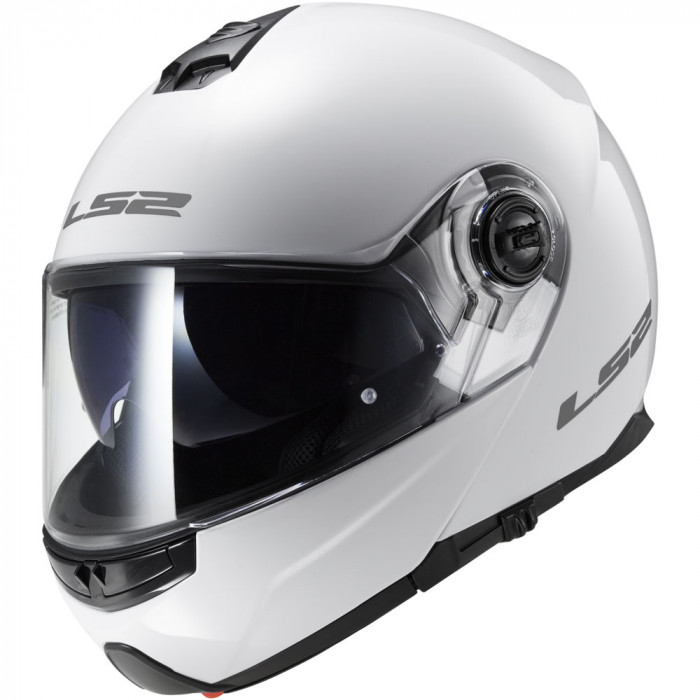 Мотошлем LS2 FF325 STROBE SNOW Solid, белый, размер M