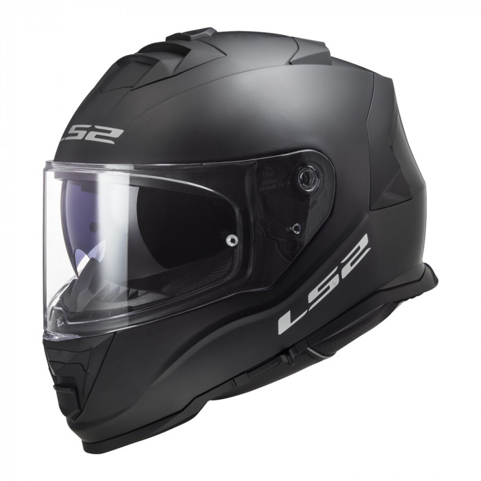 Мотошлем LS2 FF800 STORM II SOLID, черный матовый, размер XS