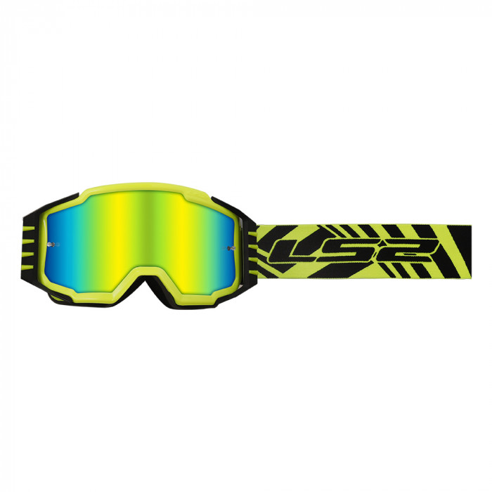 Очки кроссовые LS2 CHARGER PRO Goggle с хамелеон линзой, желтый