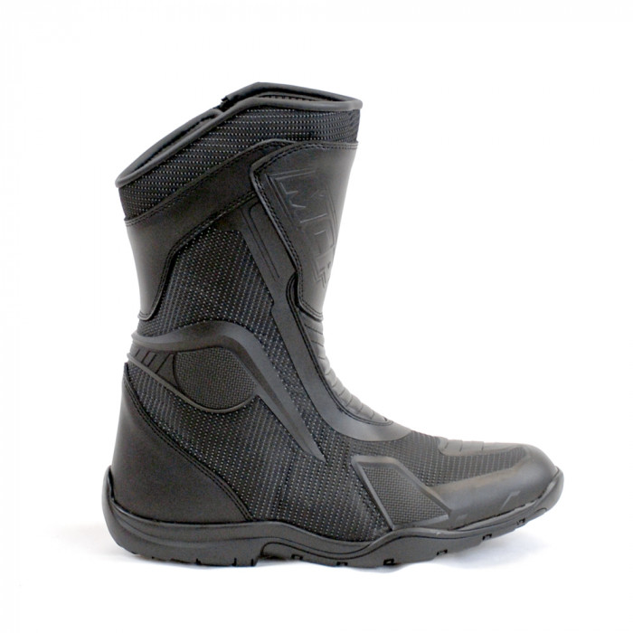 Мотоботы MCP MOTORIZER Leather Waterproof, черный, размер 40
