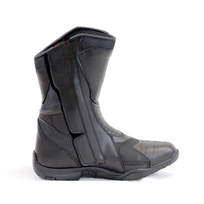 Мотоботы MCP MOTORIZER Leather Waterproof, черный, размер 40