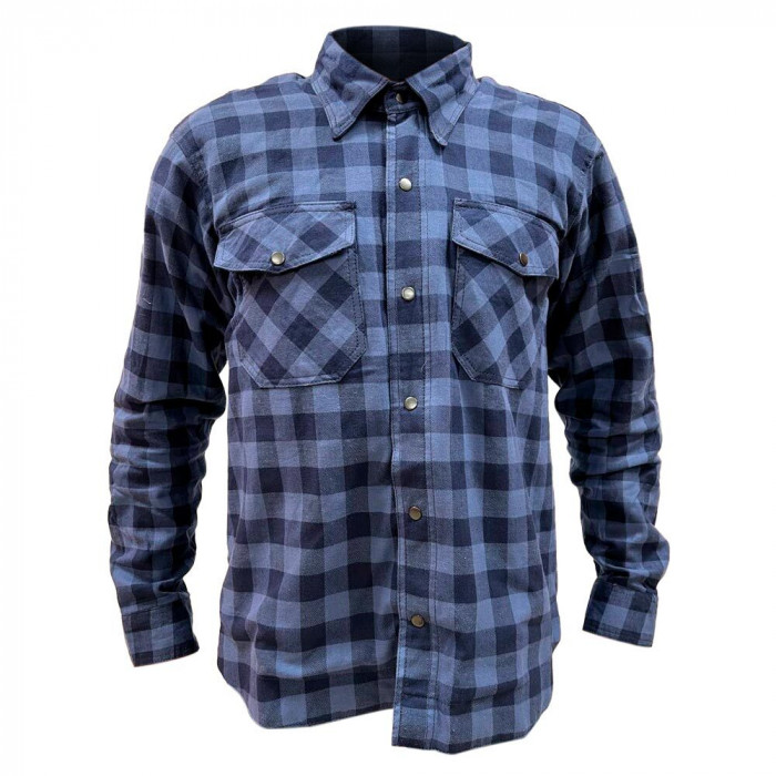 Моторубашка мужская MCP Axe Half Kevlar, синий, размер XL