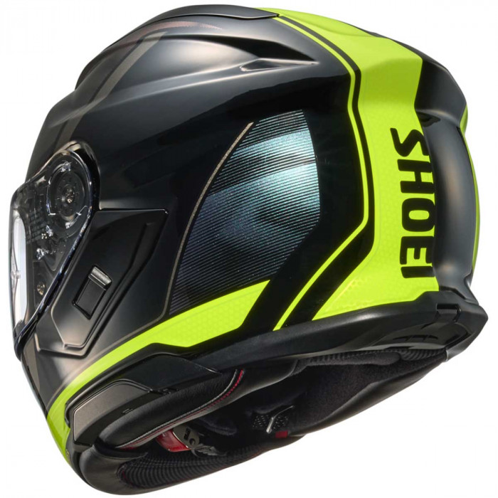 Мотошлем SHOEI GT-Air SCENARIO сертификация ECE 22.06 желто-черно-сине-серебристый глянец, TC-3, S