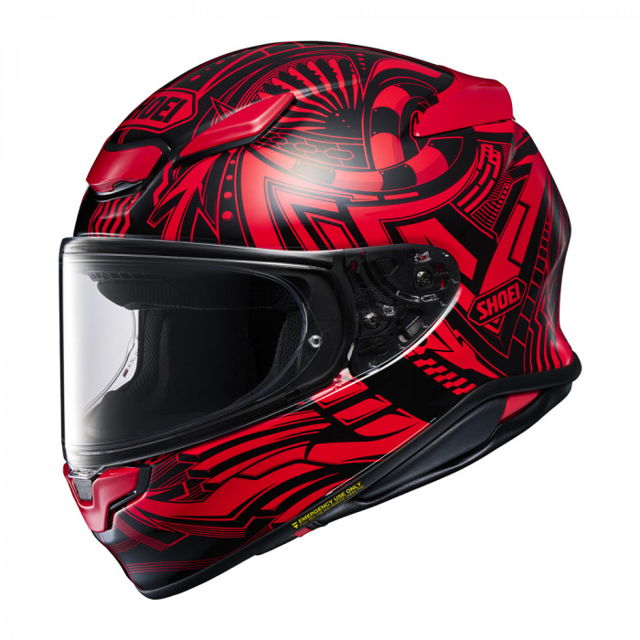 Мотошлем SHOEI NXR 2 BEAUT, красно-бело-черный, размер XL
