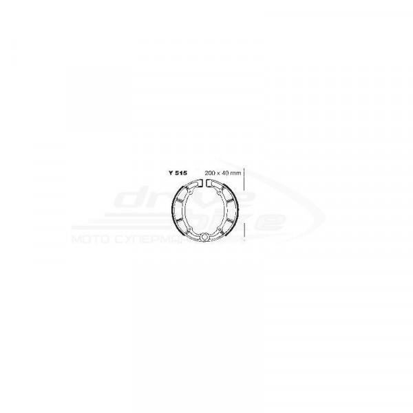 Тормозные накладки EBC Y515