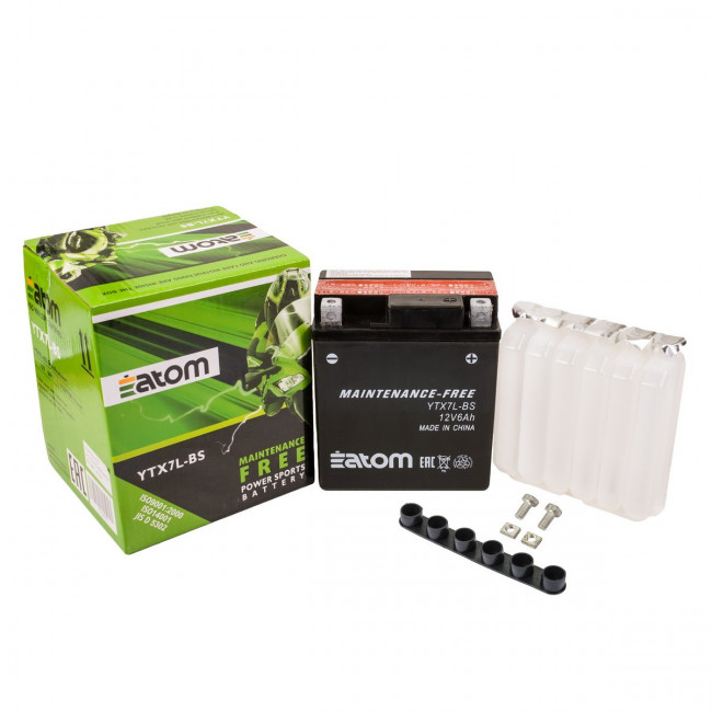 Мото аккумулятор YTX7L-BS MF