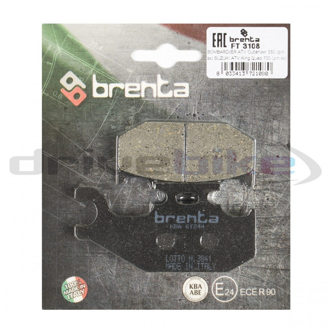 Тормозные колодки FT 3108 Organic