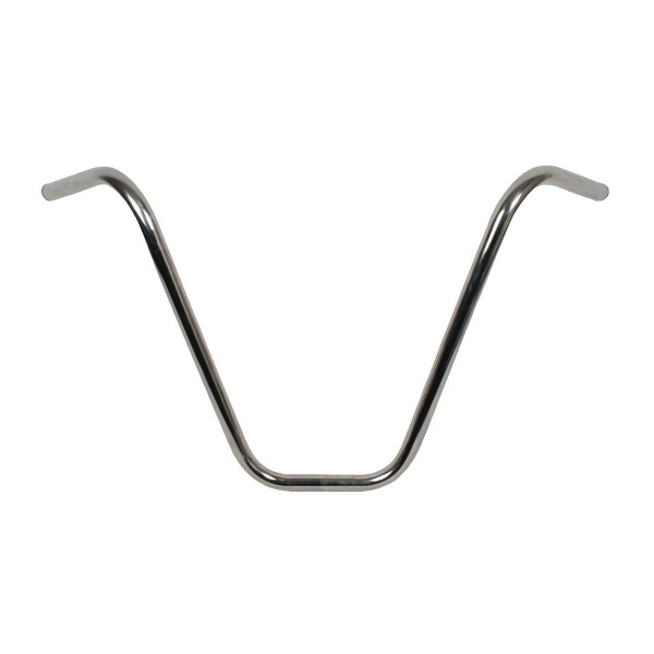 Руль универсальный стальной 18“ Ape Hanger, цвет Хром