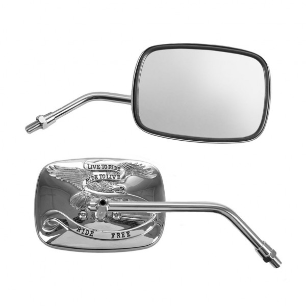 Зеркало универсальное LIVE TO RIDE 10 мм правое