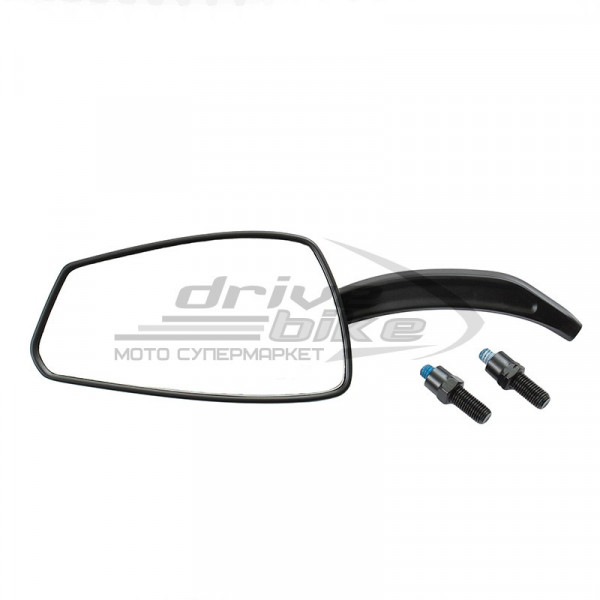 Зеркало универсальное CRUISER SATIN BLACK 10 мм левое