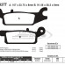 Тормозные колодки FA443TT