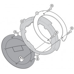 Крепеж GIVI BF32 TANKLOCK сумки на бак мотоцикла Kawasaki Z1000 (2014- )