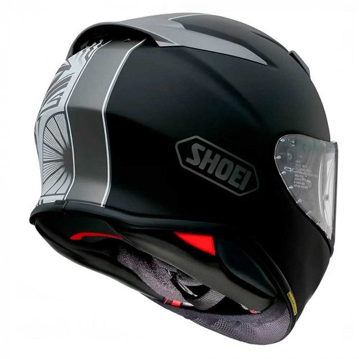 Мотошлем SHOEI NXR 2 BEAUT, бело-черно-серебристый, размер S