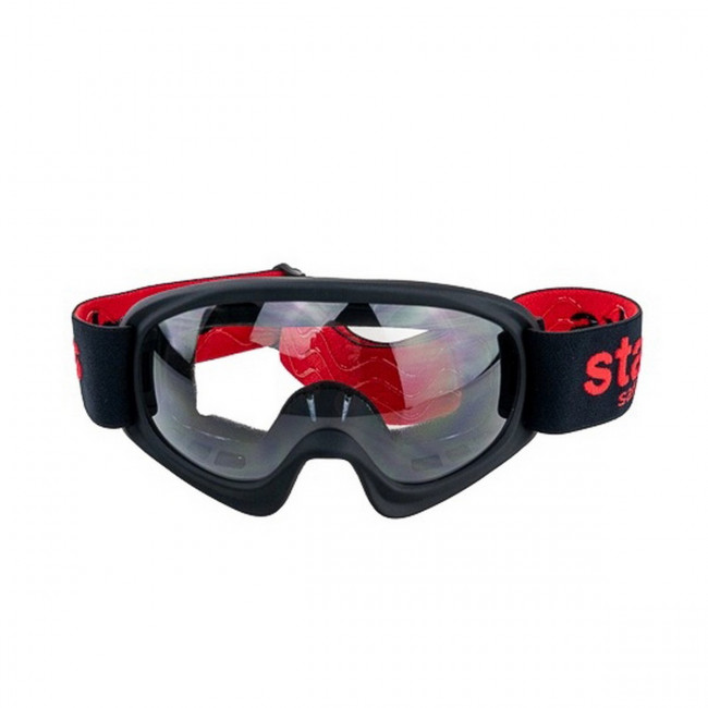 Кроссовые очки (маска) детские №K47, цвет Черный