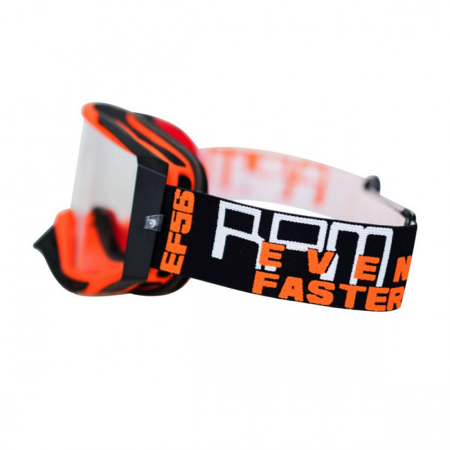 Кроссовые очки (маска) EF56 101 RPM, цвет Оранжевый/Черный